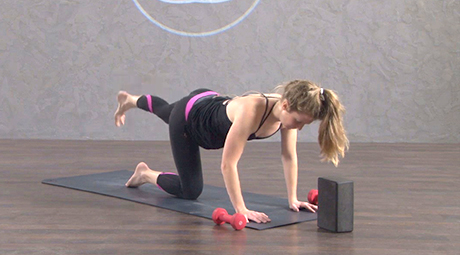 online yoga with weights class