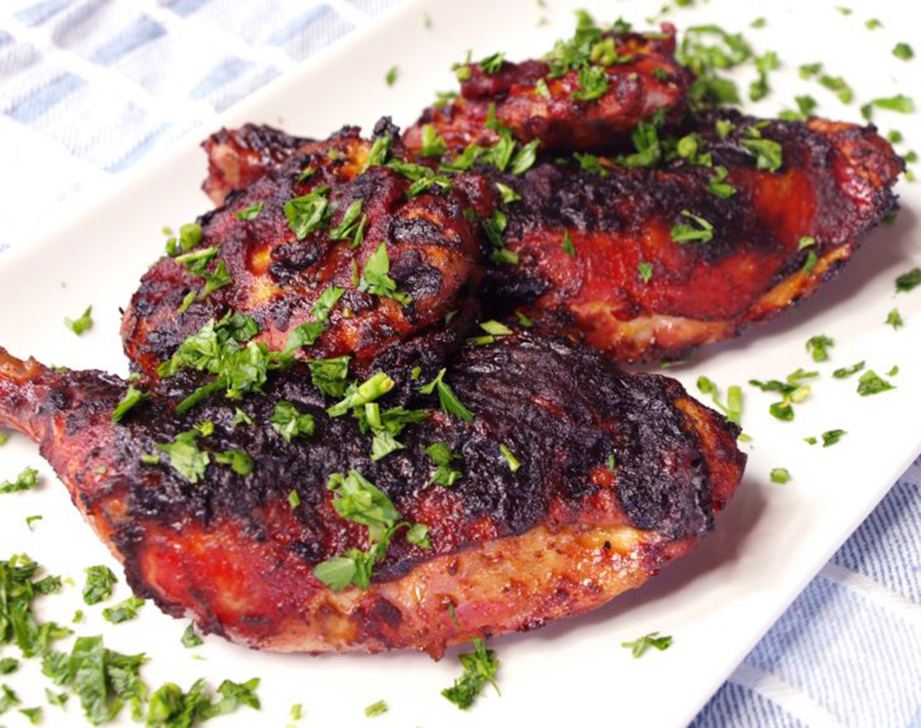 Grilled Chicken with Tomato Free BBQ Sauce