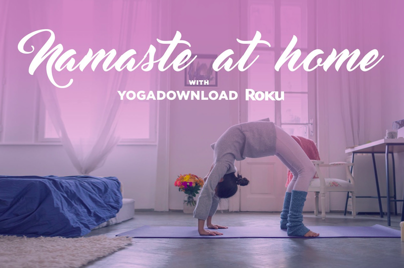 Na'maste at Home with YogaDownload and Roku