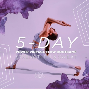 5-Day Power Vinyasa Flow Bootcamp: Strengthen & Sweat