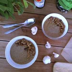 Plant-Based Mushroom Soup