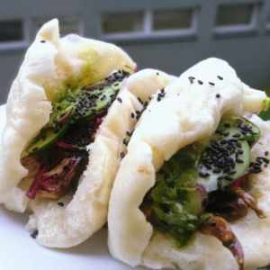 Homemade Bao Buns with Oyster Mushrooms