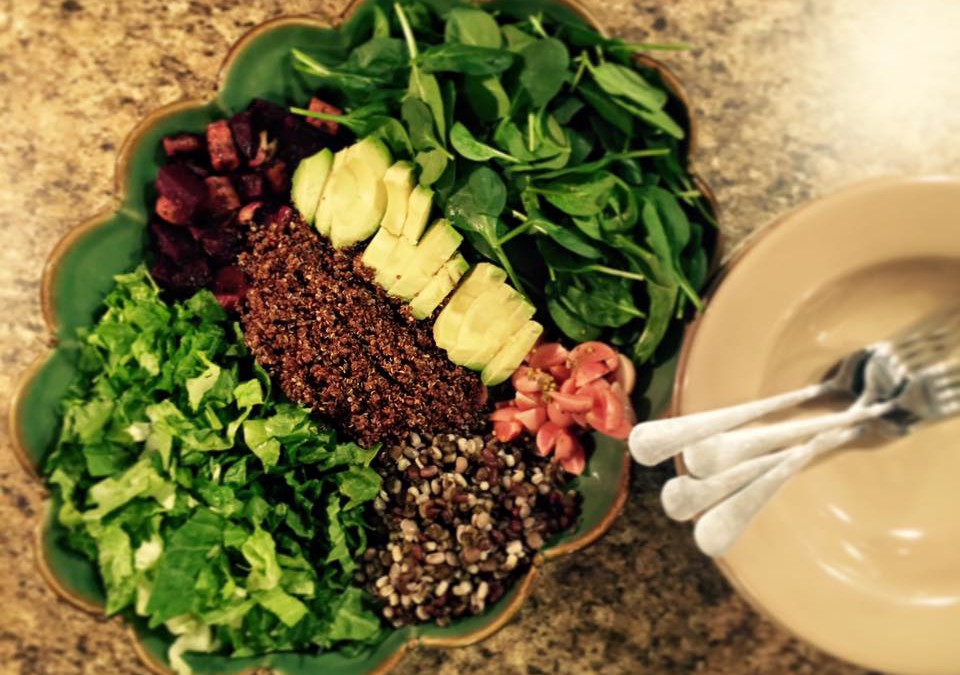 Superfood Probiotic Vegetarian Protein Salad