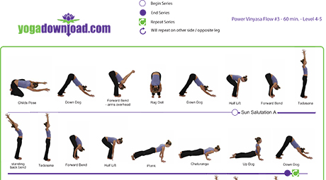 Power Vinyasa Flow 3 - Online Power Yoga Class with Jackie Casal Mahrou